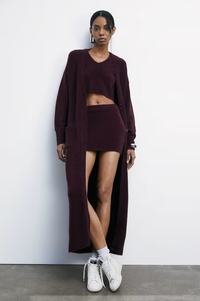 Cardigan Patrizia Pepe lungo in maglia morbida