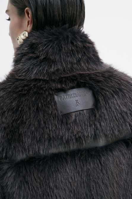 Giubbotto in eco pelliccia Patrizia Pepe  fluffy corto