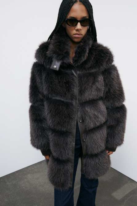 Giubbotto Patrizia Pepe fluffy midi
