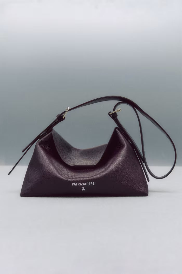 Borsa a tracolla Never Complete media in pelle