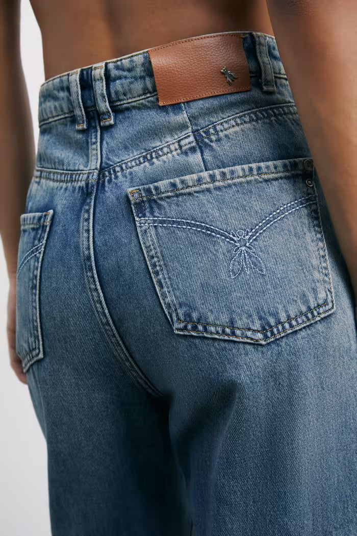 Jeans Patrizia Pepe dritti a vita alta