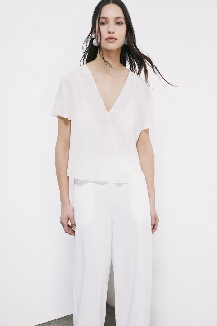 Blusa con dettaglio gioiello Patrizia Pepe