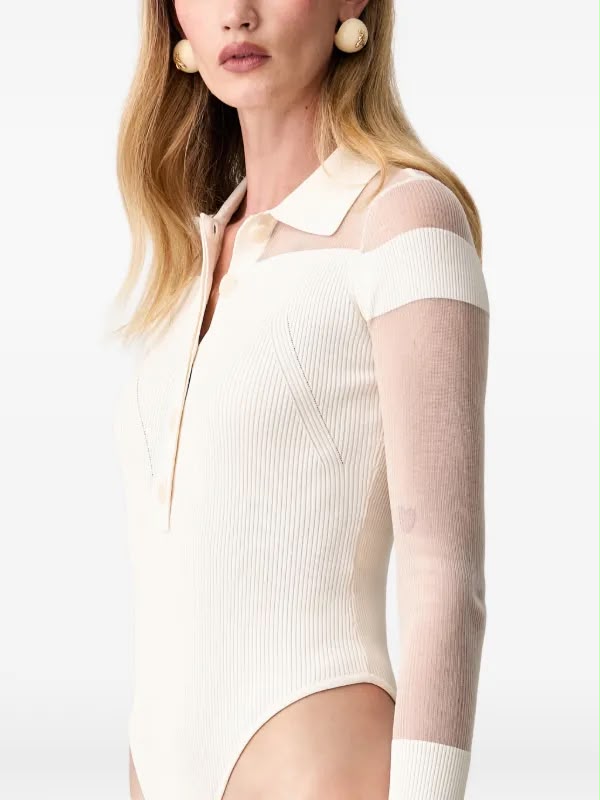 Polo a body con inserto collana Elisabetta Franchi