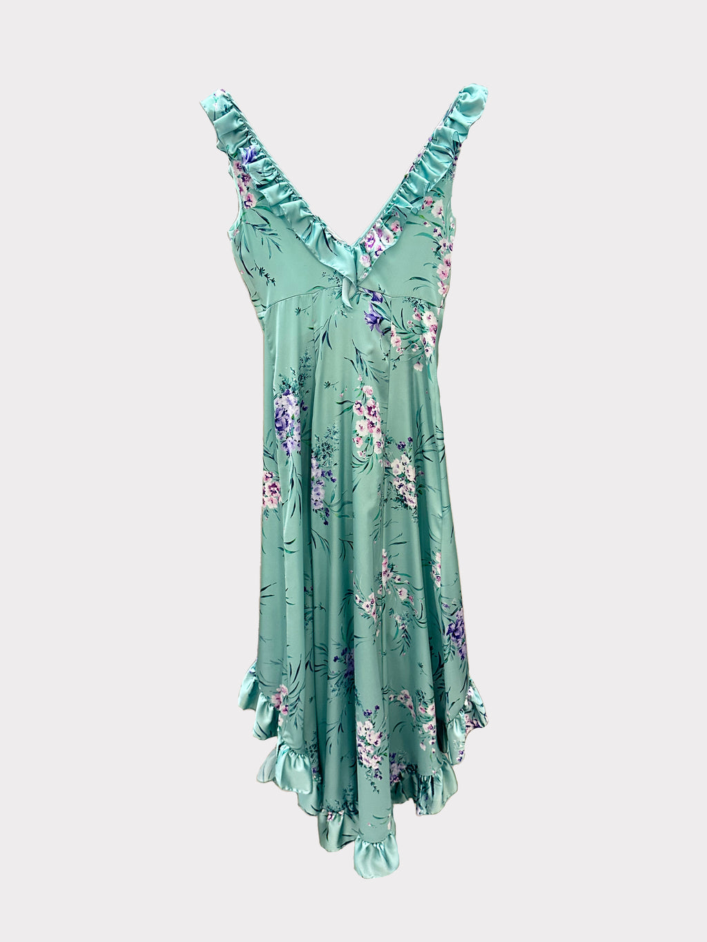 vestito lungo in raso ANIYE BY