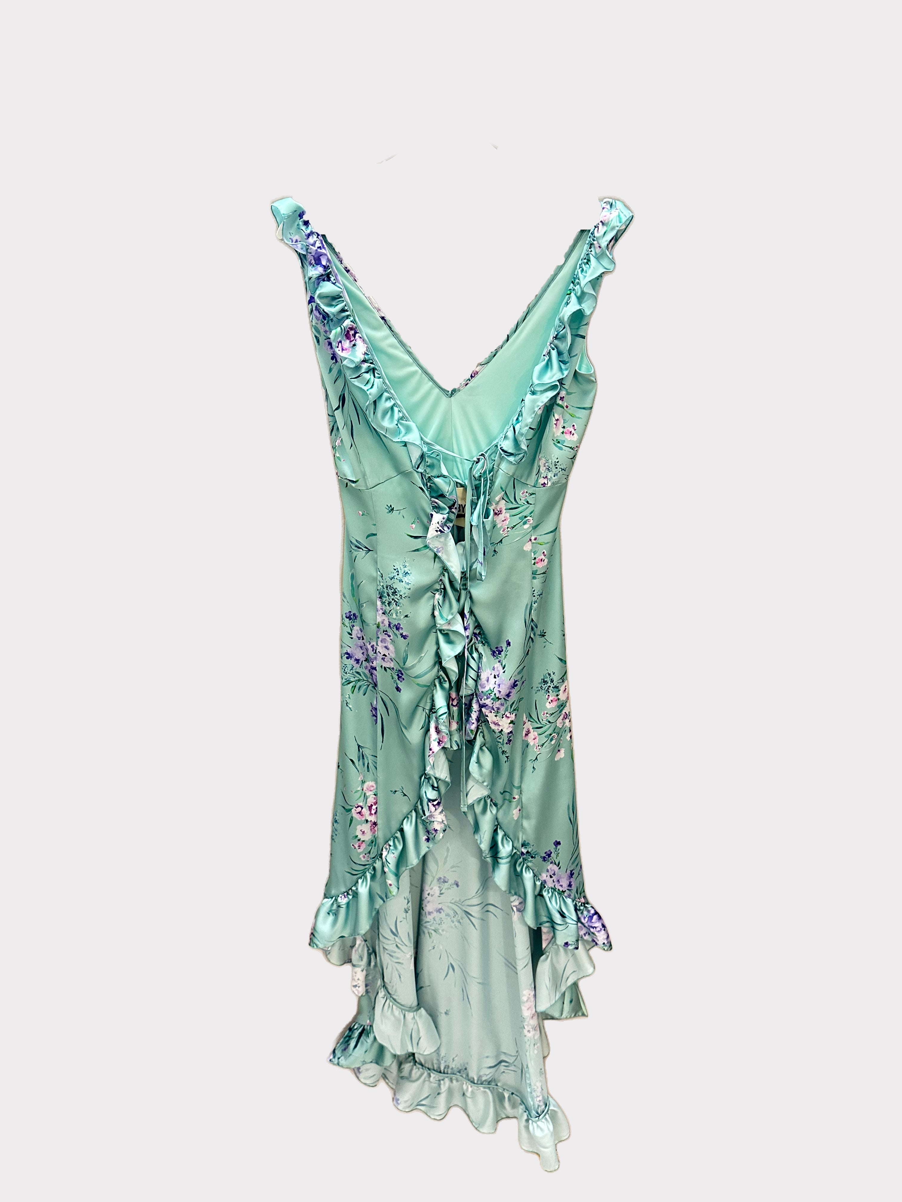 vestito lungo in raso ANIYE BY